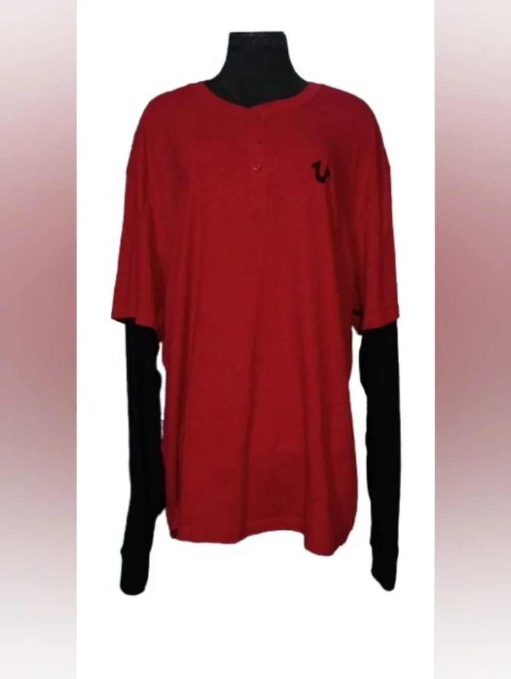 True Religion Ruby Red Henley